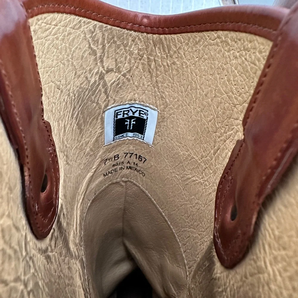 Frye Chestnut Brown Leather Over-the-Knee Riding Boots